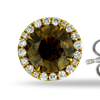 3.98ct.tw. Diamond Stud Earrings Center Dia 3.55ct.tw. 18K Rose Gold DKE001078